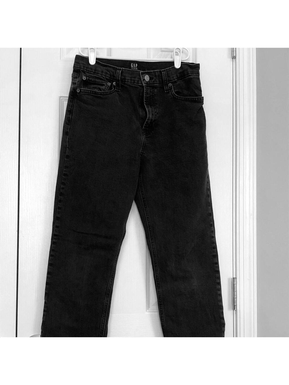 Gap Black Denim Straight Leg Jeans Women’s Classic Casual Pants